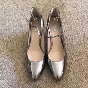 Cole Haan Silver Heels